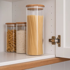 Vorratsglas mit Bambusdeckel 2000 ml