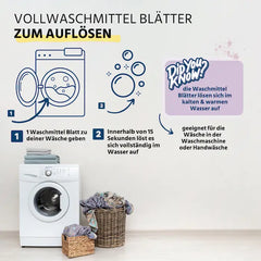 Vollwachmittelblätter zum Auflösen