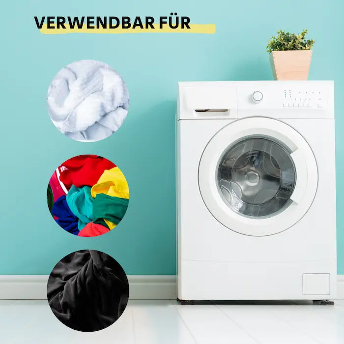 verwendbar für weiße, schwarze und bunte Wäsche