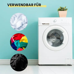 verwendbar für weiße, schwarze und bunte Wäsche