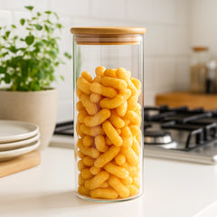 Vorratsglas mit Bambusdeckel 400 ml