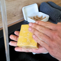 Bambus Seifendose Anwendungsbild