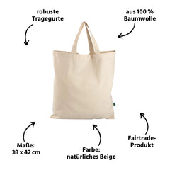Baumwolltasche Natur