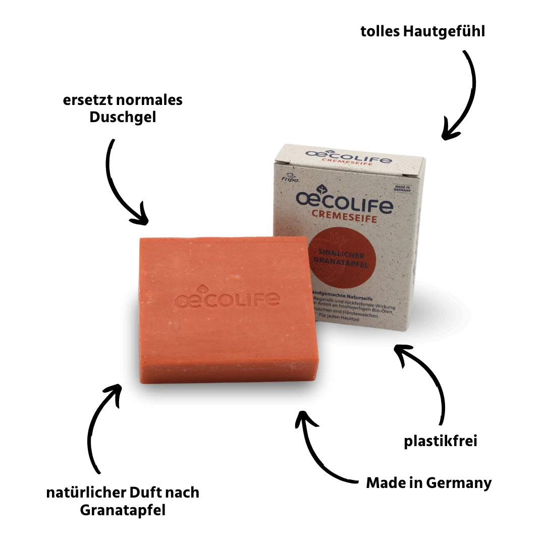Cremeseife Granatapfel USPs