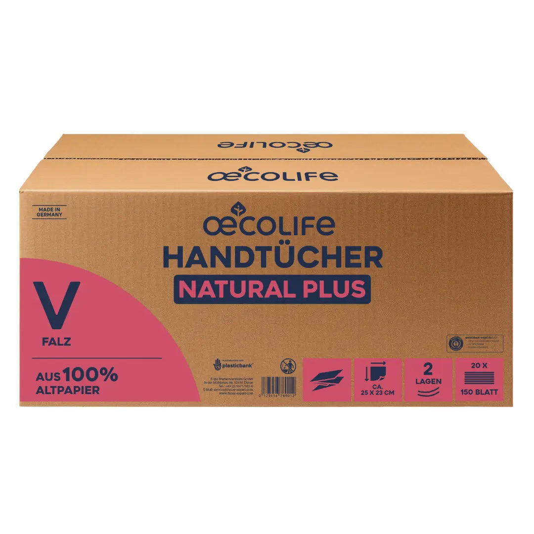 Handtücher Natural Plus V-Falz
