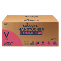 Handtücher Natural Plus V-Falz