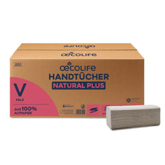Handtücher Natural Plus V-Falz