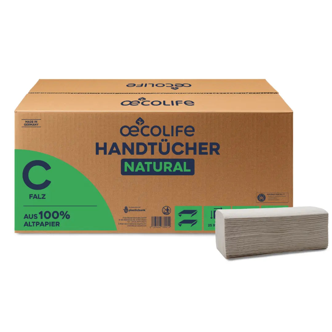 Handtücher Natural C-Falz