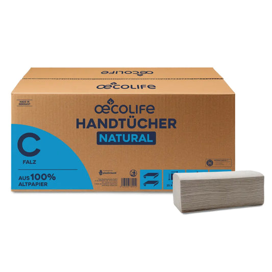 Handtücher Natural C-Falz