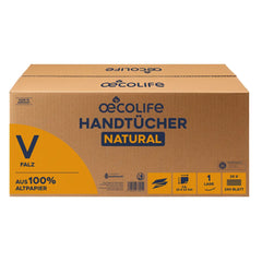 Handtücher Natural V-Falz