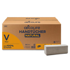 Handtücher Natural V-Falz