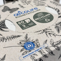 oecolife Kosmetiktücher Nahaufnahme