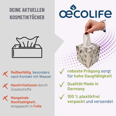 Vergleichstabelle Kosmetiktücher