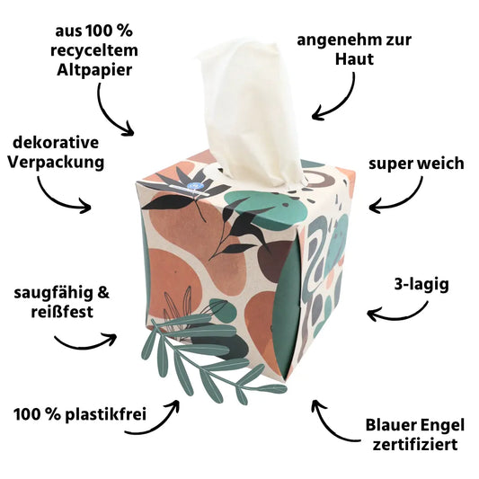 Kosmetiktücher ORGANIC Recycling