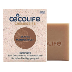 Feste Naturseife sanfte Mandelmilch