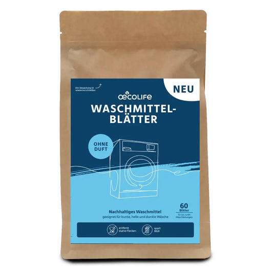 Waschmittel Blätter ohne Duft