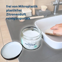 Putzstein Set mit Schwamm