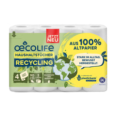 Küchentücher 4er RECYCLING