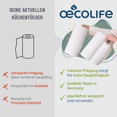 Küchentücher 4er RECYCLING