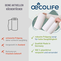 Küchentücher 4er RECYCLING
