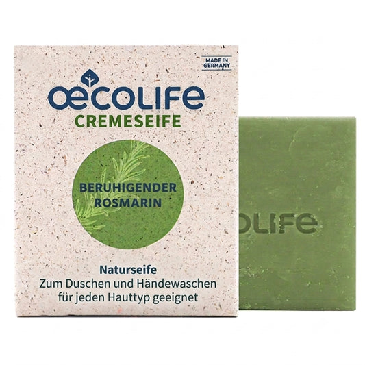 Feste Naturseife beruhigender Rosmarin