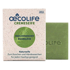 Feste Naturseife beruhigender Rosmarin