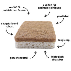 Schwamm auf Pflanzenbasis