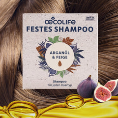 Festes Shampoo Arganöl & Feige