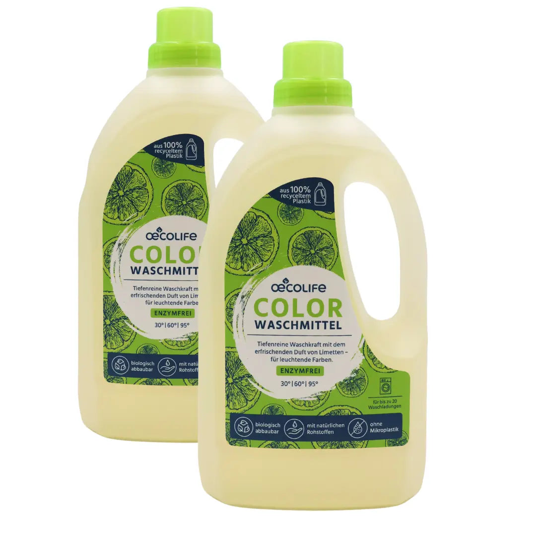 oecolife Color Waschmittel Limette 2er Pack
