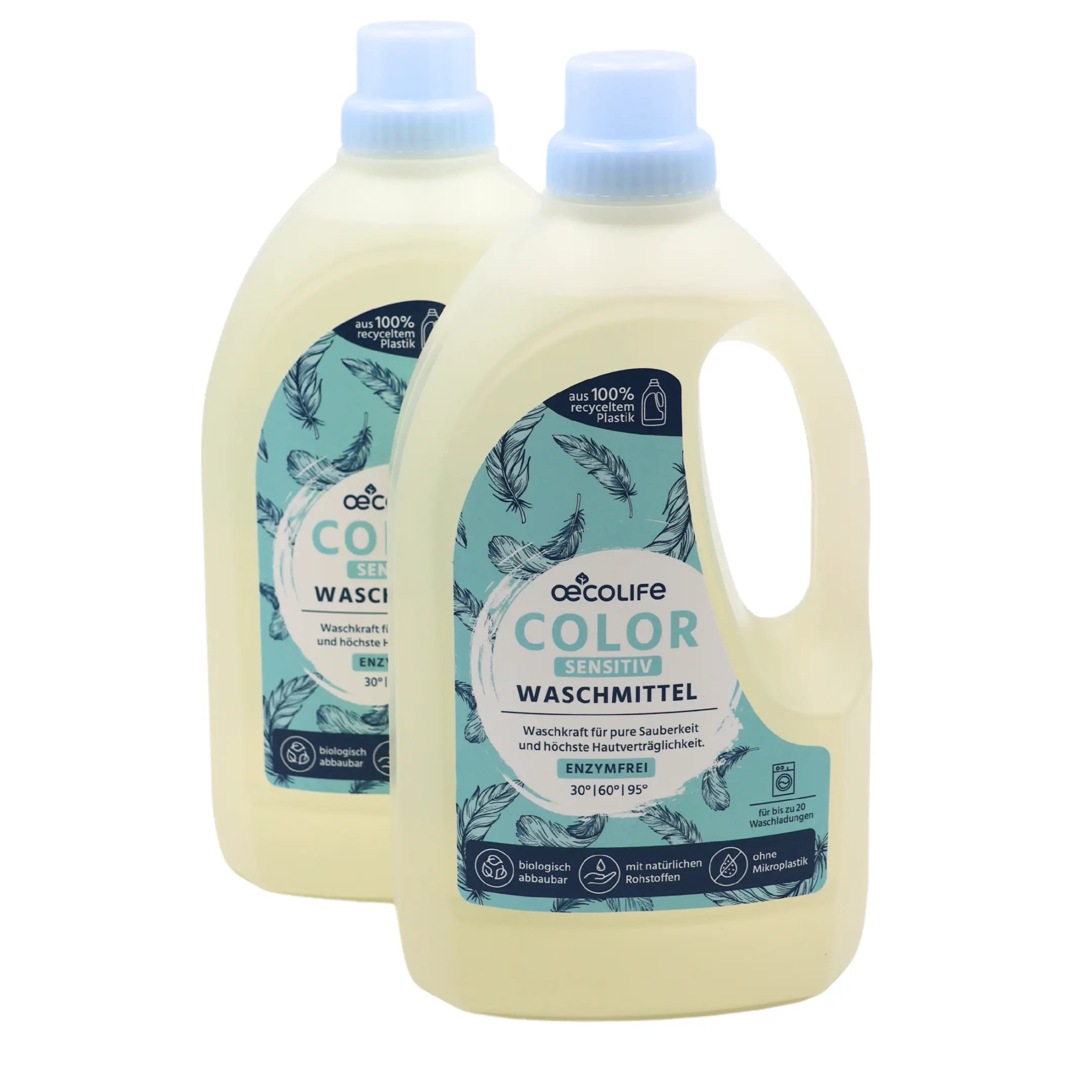 oecolife Color Waschmittel Sensitiv 2er Pack