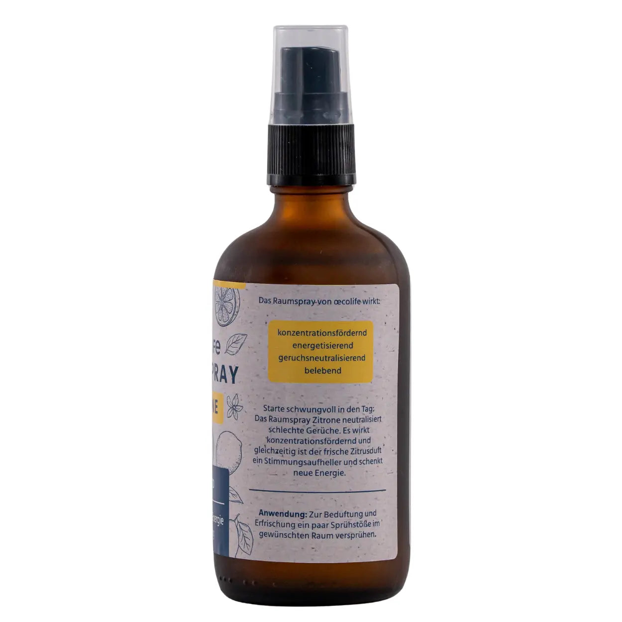 Raumspray Zitrone Produktinfos