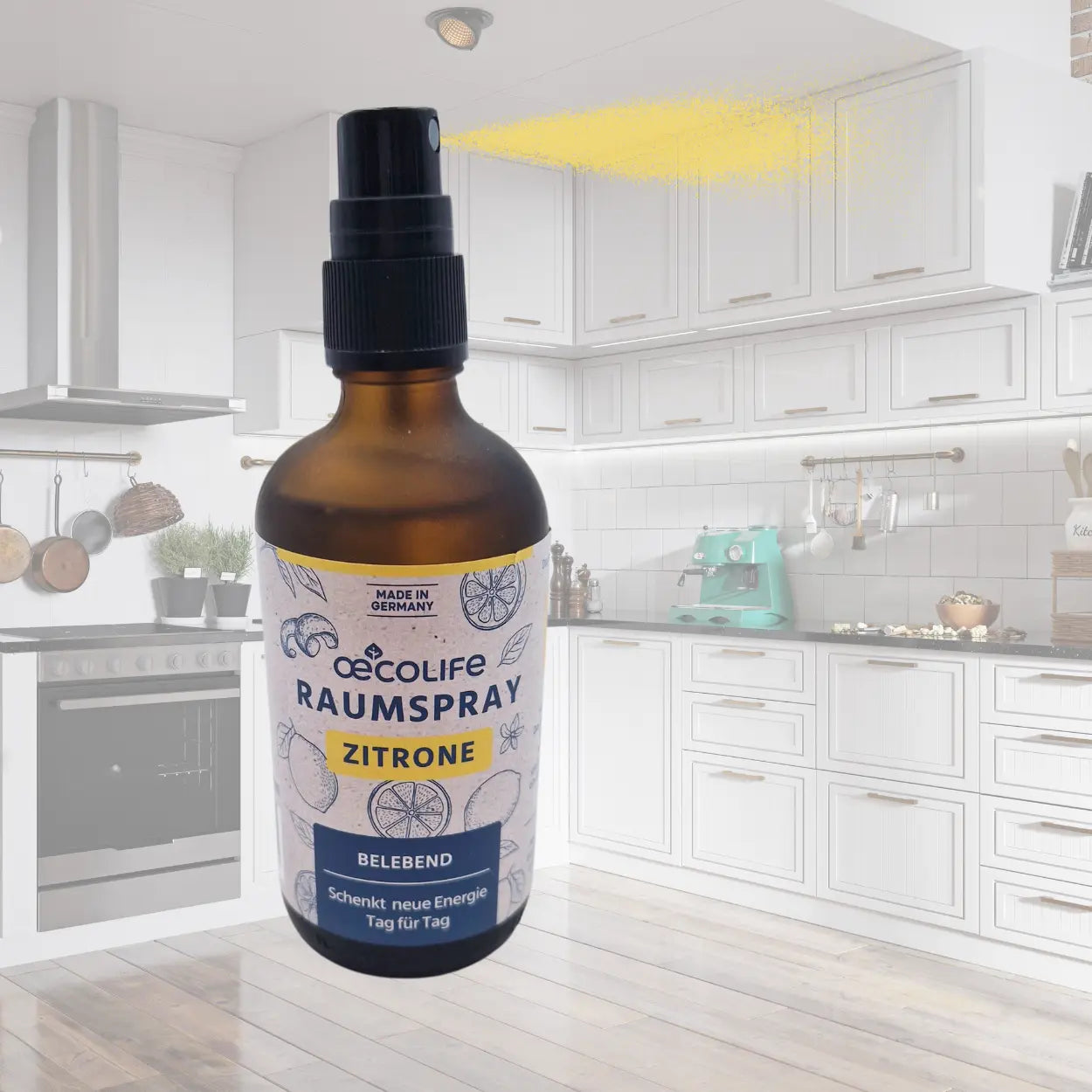 Raumspray Zitrone Content