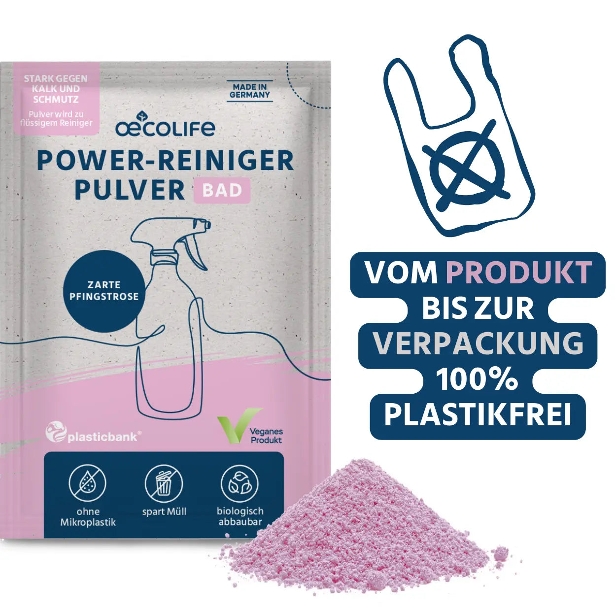 Badreiniger - vom Produkt bist zur Verpackung 100% plastikfrei
