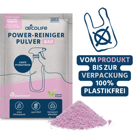 Badreiniger - vom Produkt bist zur Verpackung 100% plastikfrei