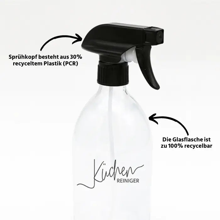 Glasflasche für Küchenreiniger