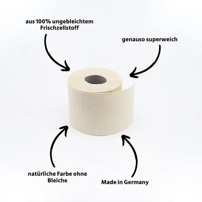 Toilettenpapier UNGEBLEICHT