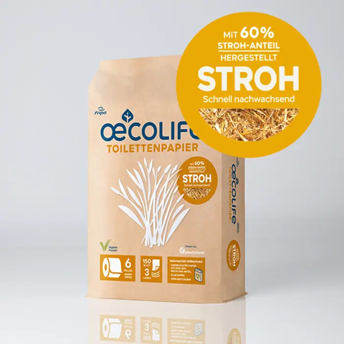 Toilettenpapier STROH (5er Set) - oecolife Shop