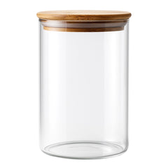 Vorratsglas mit Bambusdeckel 1000 ml