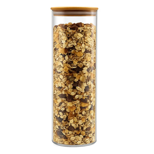 Vorratsglas mit Bambusdeckel 2000 ml