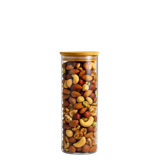 Vorratsglas mit Bambusdeckel 400 ml