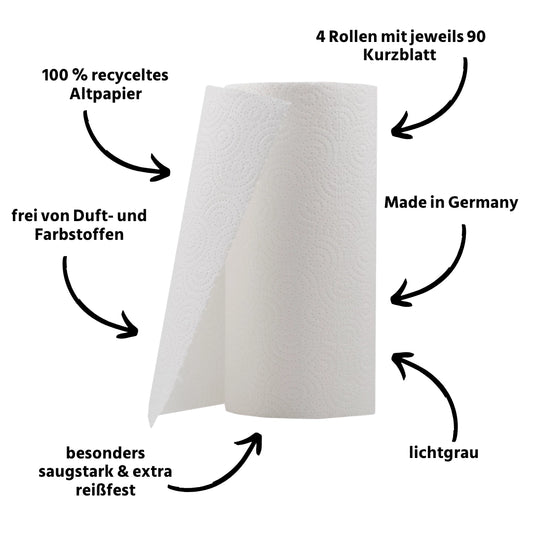 Küchentücher 4er RECYCLING