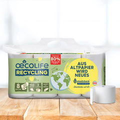 Toilettenpapier 8er RECYCLING