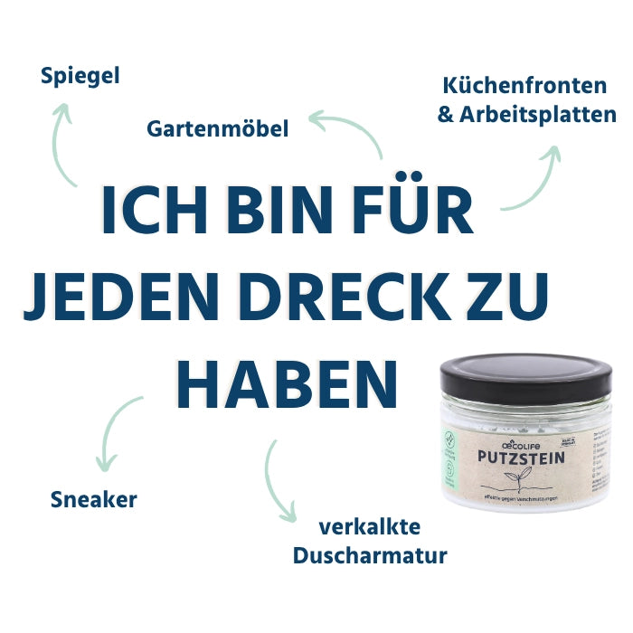 Einer für alle! Der Putzstein als Haushaltsheld