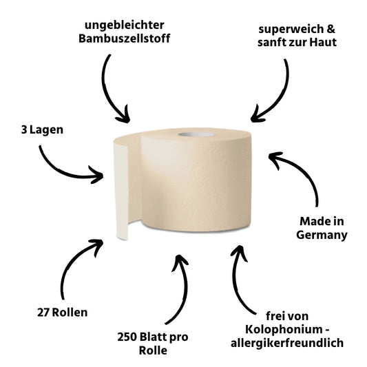 Toilettenpapier Box BAMBUS