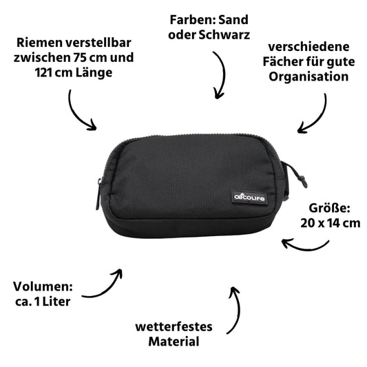 Bauchtasche Essential schwarz