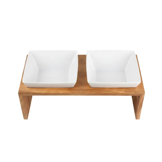 Premium Doppelnapf Futterbar S