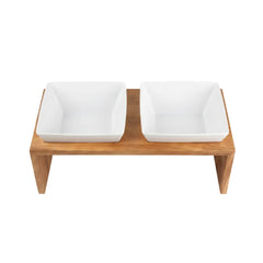 Premium Doppelnapf Futterbar S