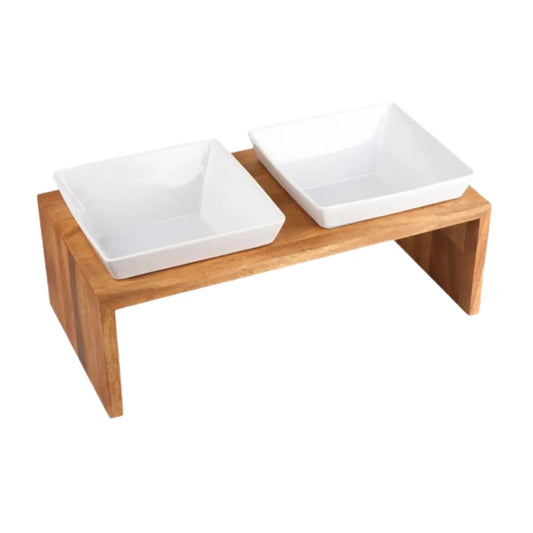 Premium Doppelnapf Futterbar S