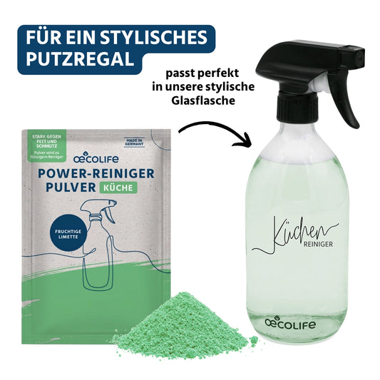 Glasflasche für Küchenreiniger