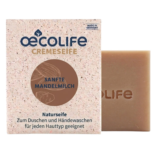 Feste Naturseife sanfte Mandelmilch